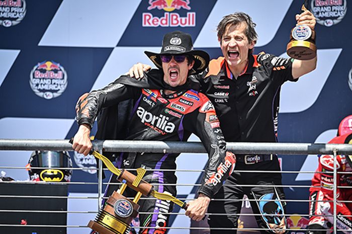 Saat ini Maverick Vinales jadi satu-satunya pembalap yang bisa memenangkan MotoGP dengan tiga merek motor berbeda (Suzuki, Yamaha, Aprilia)