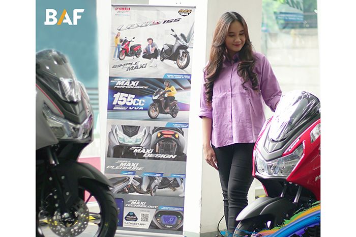 Khusus bagi Konsumen BAF akan mendapatkan promo spesial cicilan untuk pengajuan kembali pembiayaan Motor Baru Yamaha.