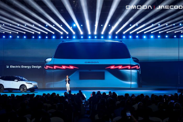 Perkenalan Omoda 7 di Wuhu, China pada akhir April lalu