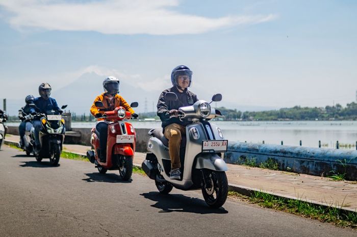 konsumsi BBM Yamaha Fazzio dengan rute Yogyakarta-Solo di event Clan of Classy