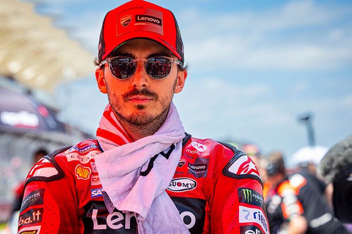 Francesco Bagnaia merasa cukup senang bisa finish ketiga di race MotoGP Prancis 2024