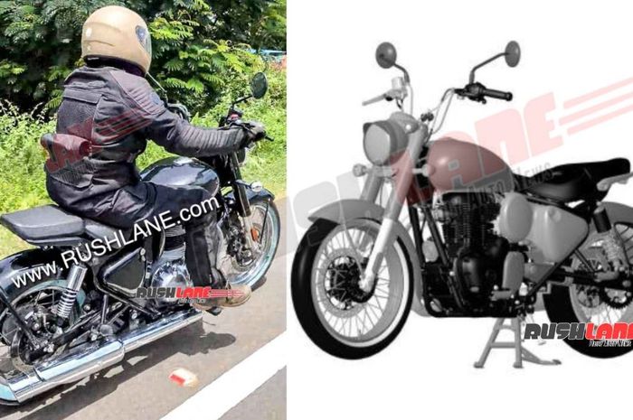 penampakan paten Royal Enfield Classic 350 Bobber