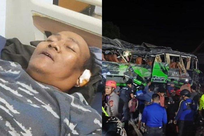 Sadira, Sopir bus Putera Fajar yang mengangkut rombongan SMK Lingga Kencana Depok