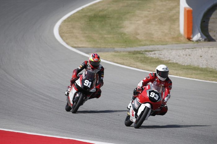 Fadillah Arbi Aditama balapan di JuniorGP Barcelona