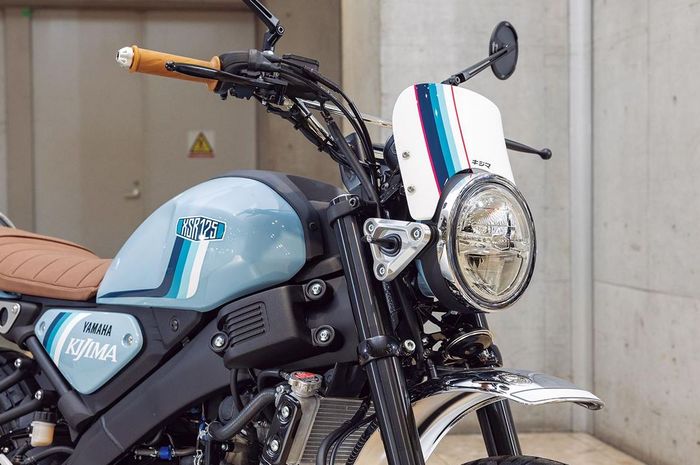 Yamaha XSR 125 begaya street tracker dari produsen part aftermarket Kijima Jepang