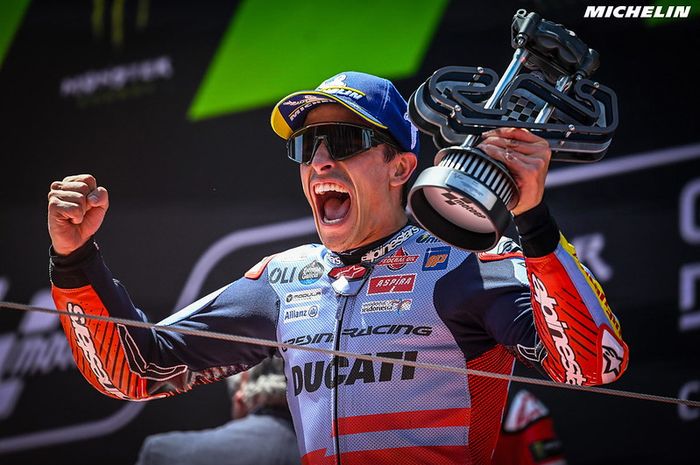 Marc Marquez mengaku terpaksa memilih ban soft akibat kesalahan yang dilakukan sebelumnya