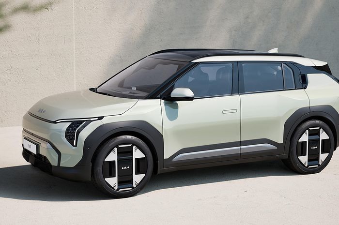 Kia EV3 meluncur sebagai mobil listrik terkecil Kia memakai platform E-GMP.