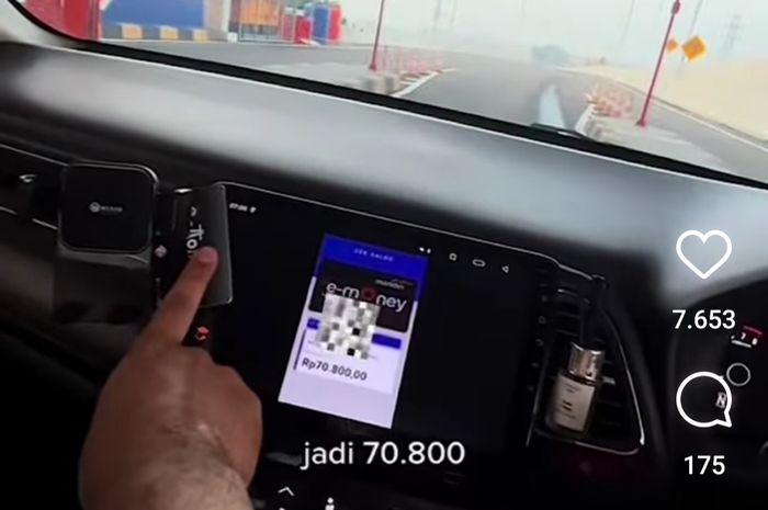 Saldo e-toll malah bertambah setelah bayar tol