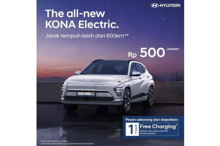 Hyundai Resmi Buka Pre-booking All-New KONA Electric