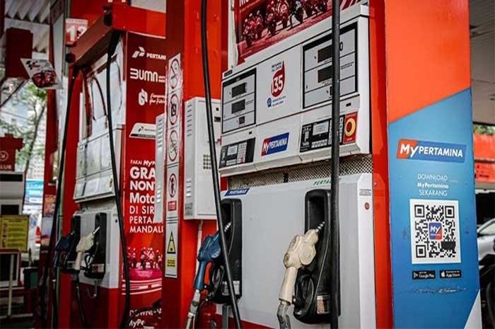Foto ilustrasi SPBU Pertamina. Ada bocoran kendaraan yang boleh isi Pertalite sebelum aturan pembatasan terbit.