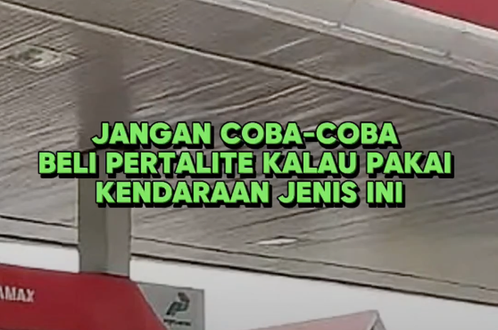 Cuplikan video mengenai mobil 1.400 cc dan motor 250 cc ke atas mulai dilarang beli Pertalite