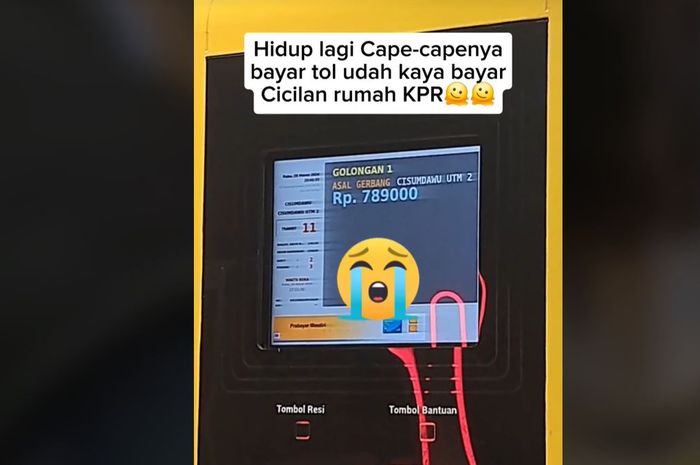 Pengemudi mobil bayar tol Cisumdawu Rp 789 ribu