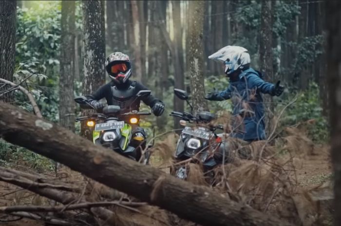 Yamaha X-Ride salah satu matis dengan setang tanpa cover