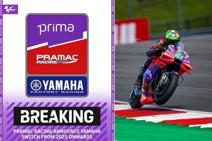 Pramac Racing jadi tim satelit Yamaha di MotoGP 2025