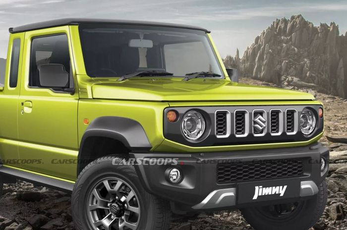 penampakan renderan Suzuki Jimny pikap