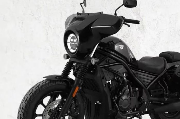 penampakan motor baru Xiangshuai Traveller 525, kloningan Honda Rebel bergaya bagger