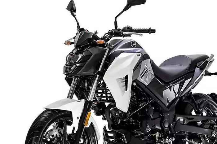 wujud motor baru SYM NHX 125 model 2025, punya bentuk sportbike gagah namun powernya kalah dari Honda Vario 125