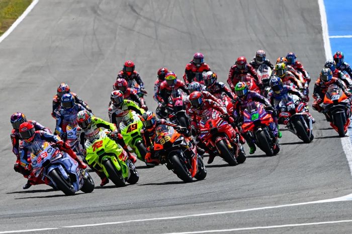 Ilustrasi poembalap MotoGP