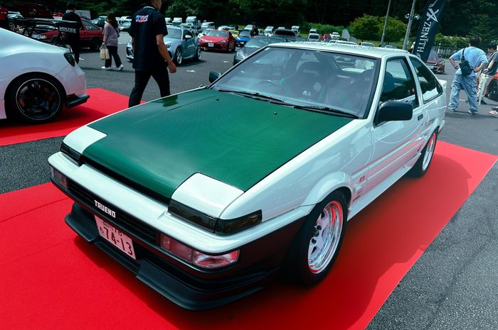 Toyota Sprinter Trueno AE86 &quot;The Super Mame-Go&quot; milik sang 'Drift King' Keiichi Tsuchiya bakal hadir di Indonesia