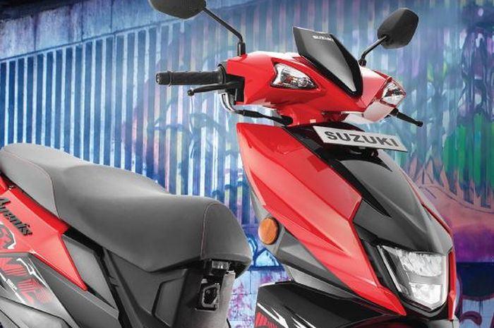 penampakan motor baru Suzuki Avenis model 2024, tampilannya jadi lebih sporty