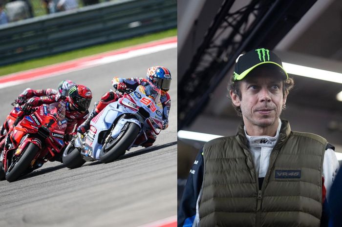 Valentino Rossi menegaskan Pecco Bagnaia tidak butuh Marc Marquez