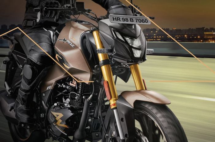 penampakan motor sport baru Hero Xtreme 160R 4V Model 2024, cocok lawan Honda CB150R Streetfire