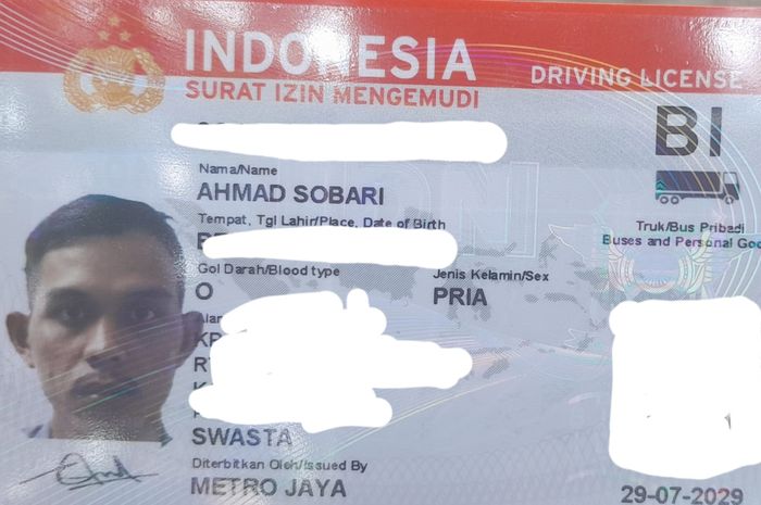 Tampilan baru SIM B1 Polos di Satpas SIM Daan Mogot Polda Metro Jaya