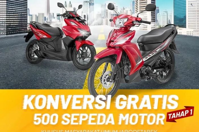 Kementerian ESDM adakan program Konversi Motor listrik gratis 2024