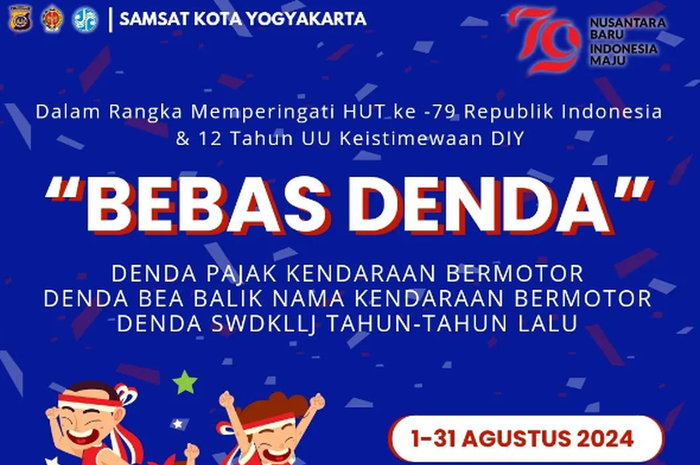 Program pemutihan pajak kendaraan di provinsi Daerah Istimewa Yogyakarta