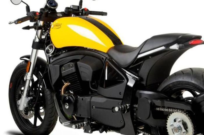 penampakan motor baru Leonart Pilder 125, tampilannya mirip moge Harley-Davidson