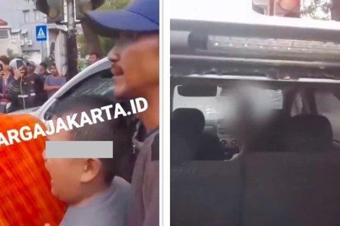 Seorang anak kelas 1 SD bawa Toyota Rush kabur dan tabrak sejumlah kendaraan di Jakarta Selatan