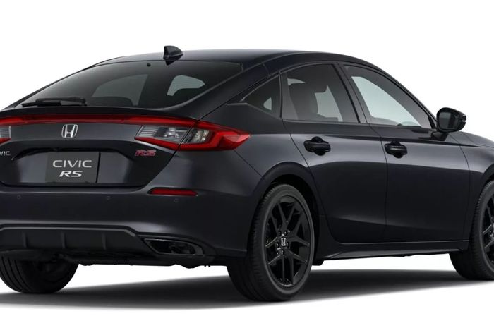 tampilan sporty mobil baru Honda Civic RS facelift yang meluncur di Jepang