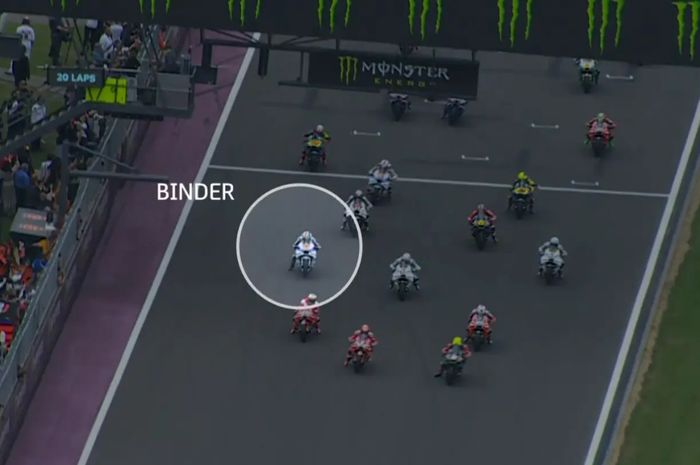 Motor tidak bisa lari, Binder hampir celaka di MotoGP Inggris