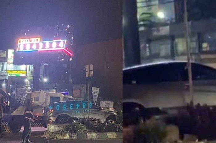 Honda HR-V oleng dan terjang 4 motor juga 1 mobil. Efek mata sopir merem melek alias ngantuk