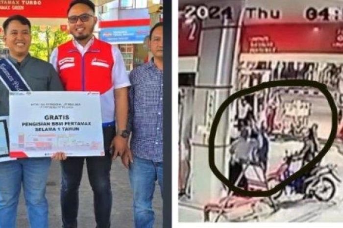 Dicky Aprilio Korban Pengeroyokan di SPBU Sidoarjo, Gratis Isi Pertamax Setahun