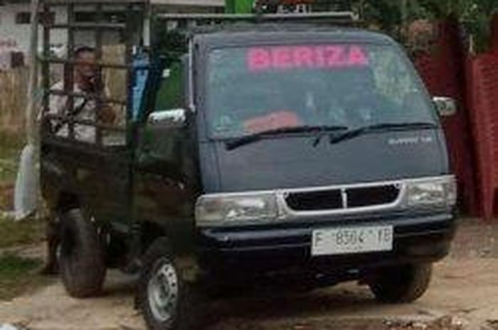 Suzuki Carry pikap yang menjadi objek sayembara warga Cianjur dengan imbalan Rp 5 juta