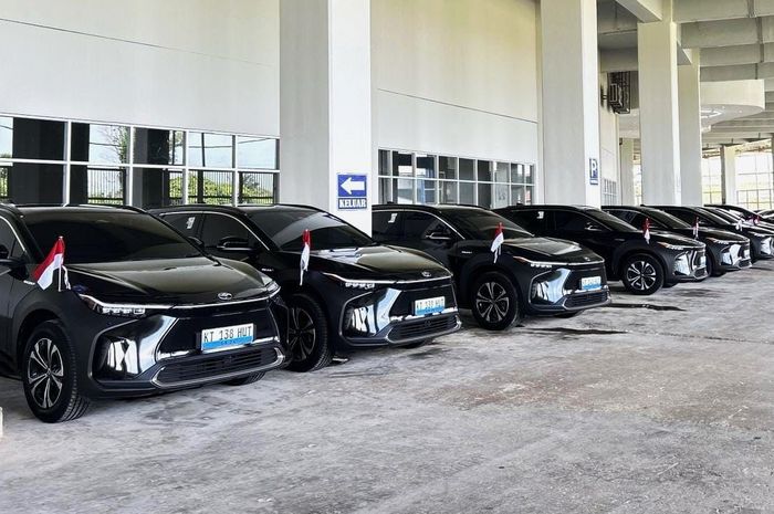Total  40 unit Toyota bZ4X disiapkan Toyota Indonesia untuk mobilitas para VVIP dalam memperingati Hari Kemerdekaan RI ke-79 di IKN