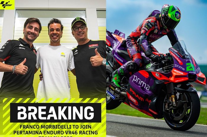 Franco Morbidelli gabung VR46 Racing Team di MotoGP 2025