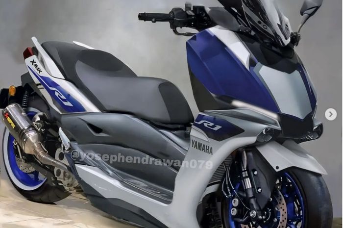 Digimods Yamaha XMAX berubah jadi Super MAX