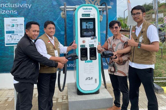 Peresmian SPKLU Voltron di Ibu Kota Nusantara (IKN)