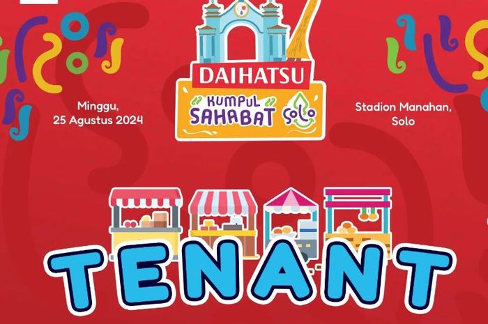 deretan tenant janan makanan enak di Kumpul Daihatsu Sahabat Solo
