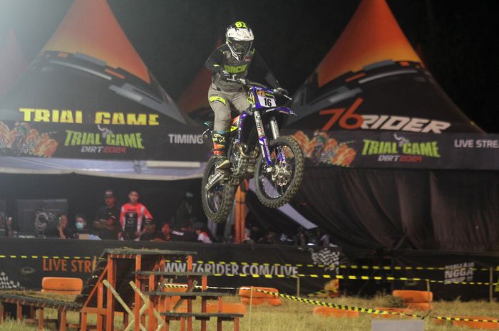  Suasana balap Trial Dirt Game 2024 seri ketiga