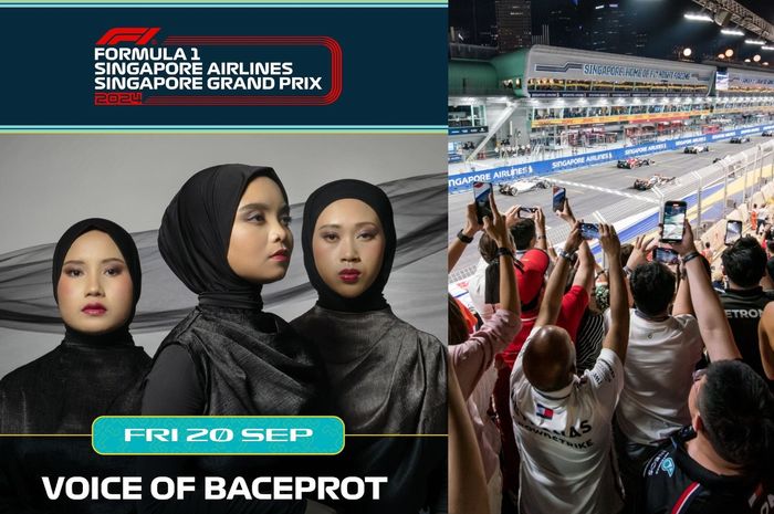 Voice of Baceprot tampil di F1 Singapura 2024