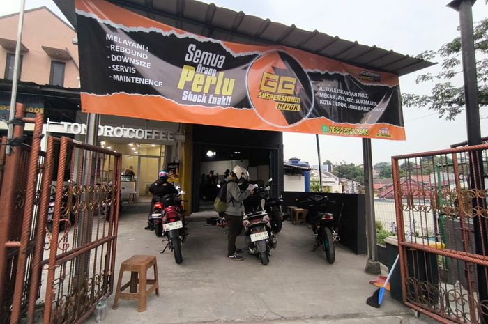 GG Suspension Cabang Depok buka jasa rebound, downsize dan repair sok motor