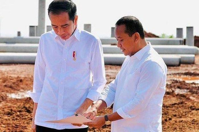 Presiden Joko Widodo dan Menteri ESDM, Bahlil Lahadalia