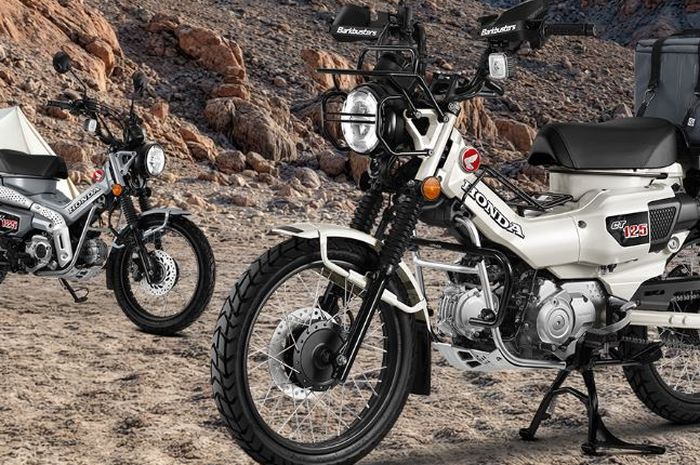 wujud motor baru bebek trail Honda CT125 model 2024