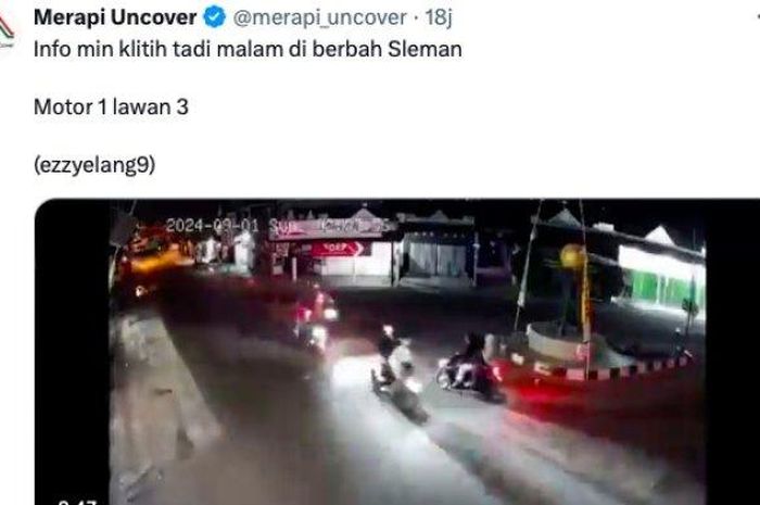 Aksi diduga klitih kembali terjadi di Sleman