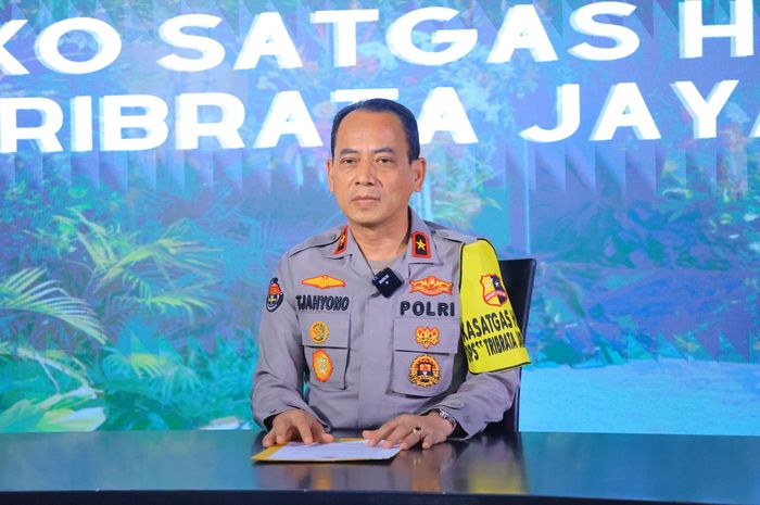 Brigjen Pol Tjahyono Saputro, sekaligus Kasatgas Humas Ops Tribrata Jaya 2024 sebar titik kantong parkir di Senayan