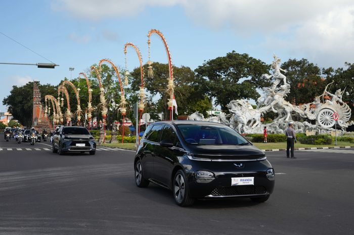 Wuling Cloud EV menjadi protokol dalam rangkaian VVIP 