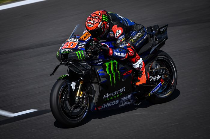 Fabio Quartararo mencoba alat komunikasi radio di tes MotoGP Misano
